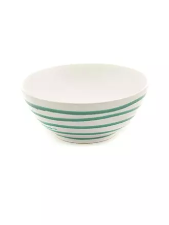 GMUNDNER KERAMIK | Ensaladera redonda "Verde flameado" 23cm | 